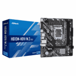 ASRock H610M-HDV/M.2 R2.0 Micro ATX Motherboard for Intel LGA1700 CPUs