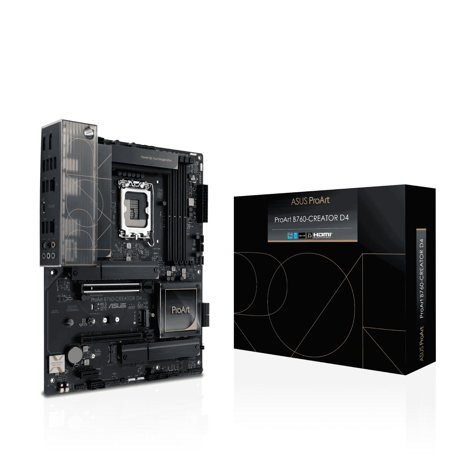 ASUS ProArt B760-CREATOR D4 ATX Motherboard for Intel LGA1700 CPUs