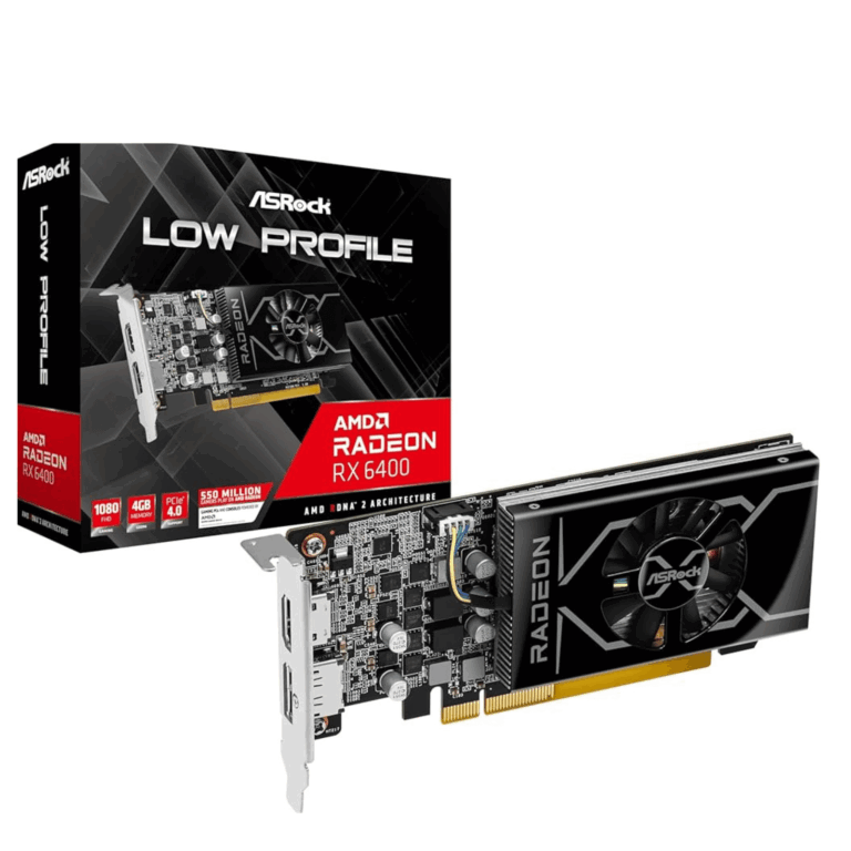 Asrock RX6400 Low Profile 4GB Gaming Graphics Card