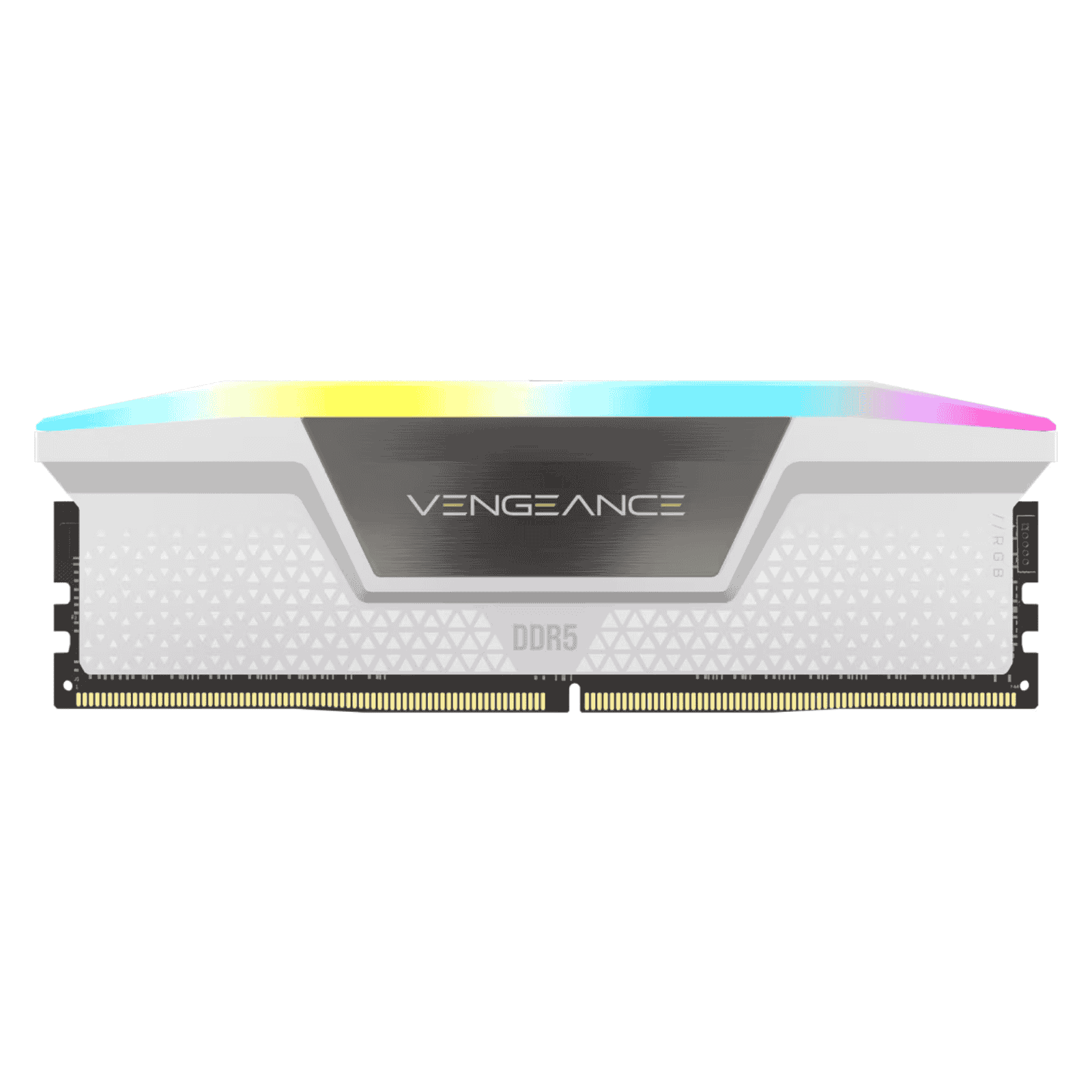 Corsair Vengeance RGB 32GB Kit (2 x 16GB), DDR5, 6000MHz, CL36, 1.35V, XMP 3.0, PMIC, White, DIMM Memory