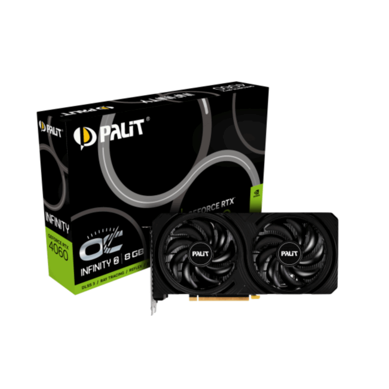 Palit RTX4060 Infinity 2 OC 8GB Gaming Graphics Card