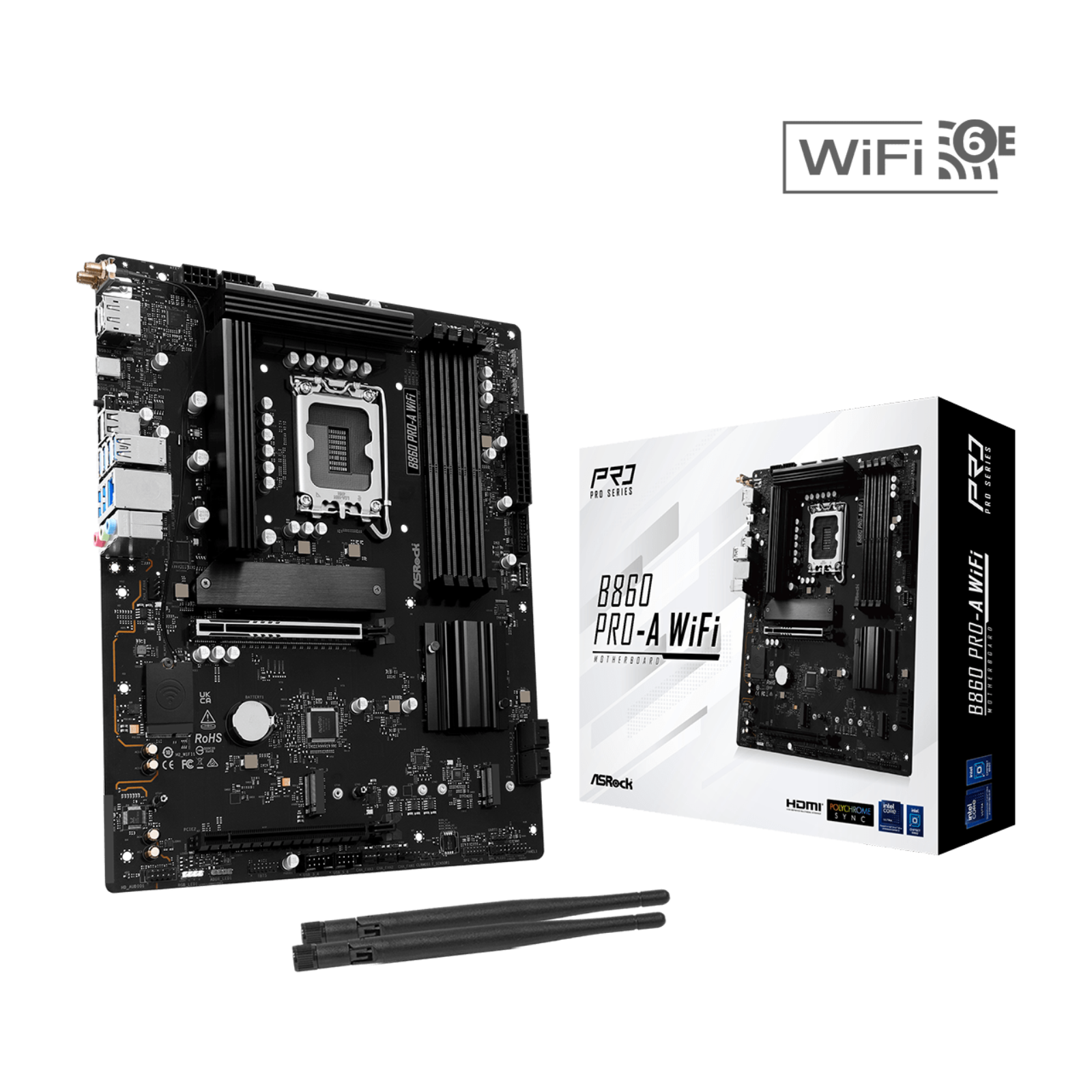 Untitled design (51) ASRock B860 Pro-A WiFi ATX Motherboard for Intel LGA1851 CPUs - Image 1