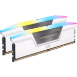 Corsair Vengeance RGB 32GB Kit (2 x 16GB), DDR5, 6000MHz, CL36, 1.35V, XMP 3.0, PMIC, White, DIMM Memory - Image 3