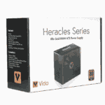 Vida 850W Heracles Black ATX 3.1 Gaming PSU, 80+ Gold, Fully Modular, 14cm Ultra-Quiet Semi-Fanless FDM Fan, Flat Black Cables, PCIe 5.1, Power Lead Not Included