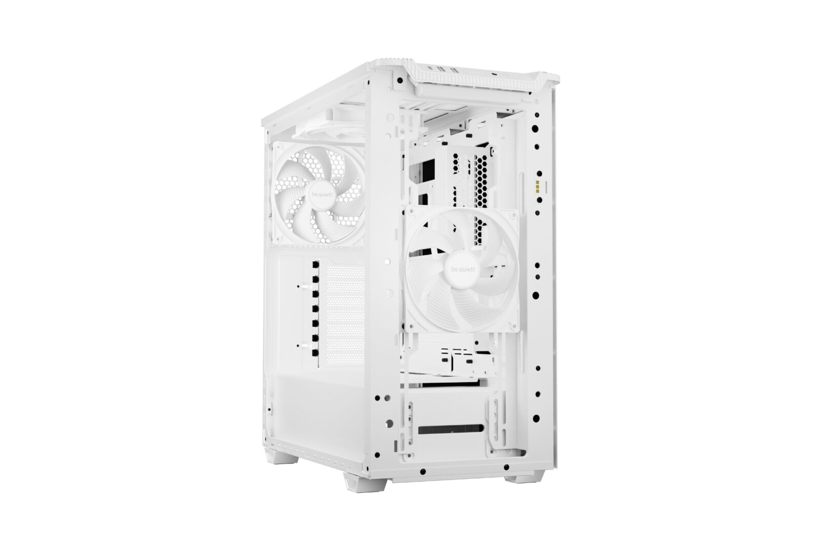 Be Quiet! Pure Base 501 DX ARGB Case (White, ATX, Glass Side, Compact Design, 3x Pure Wings 3 Fans, High Airflow Front/Top, USB-C) - Image 2