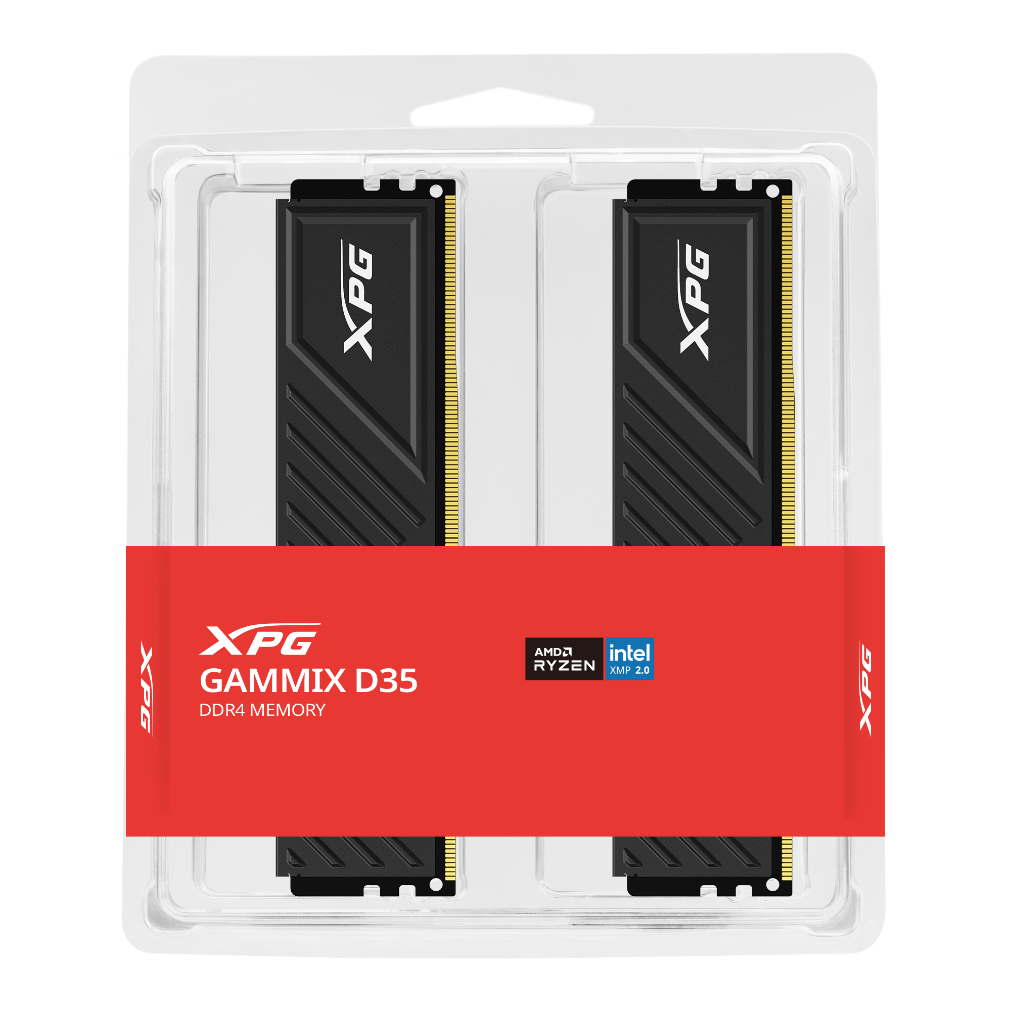 ADATA XPG GAMMIX D35 32GB Kit (2 x 16GB) DDR4 3200MHz (PC4-25600) DIMM Memory Black - Image 2