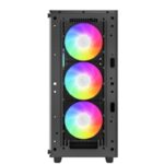 DeepCool CC560 ARGB V2 Case, Gaming, Black, Mid Tower, 1 x USB 3.0 / 1 x USB 2.0, Tempered Glass Side Window Panel, Abundant Airflow Performance, Addressable RGB LED Fans, ATX, Micro ATX, Mini-ITX - Image 4