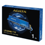 ADATA 1TB Legend 710 M.2 NVMe SSD, Gen3, PCIe 3.0, 2280, 3D NAND, 2400/1800 MB/s