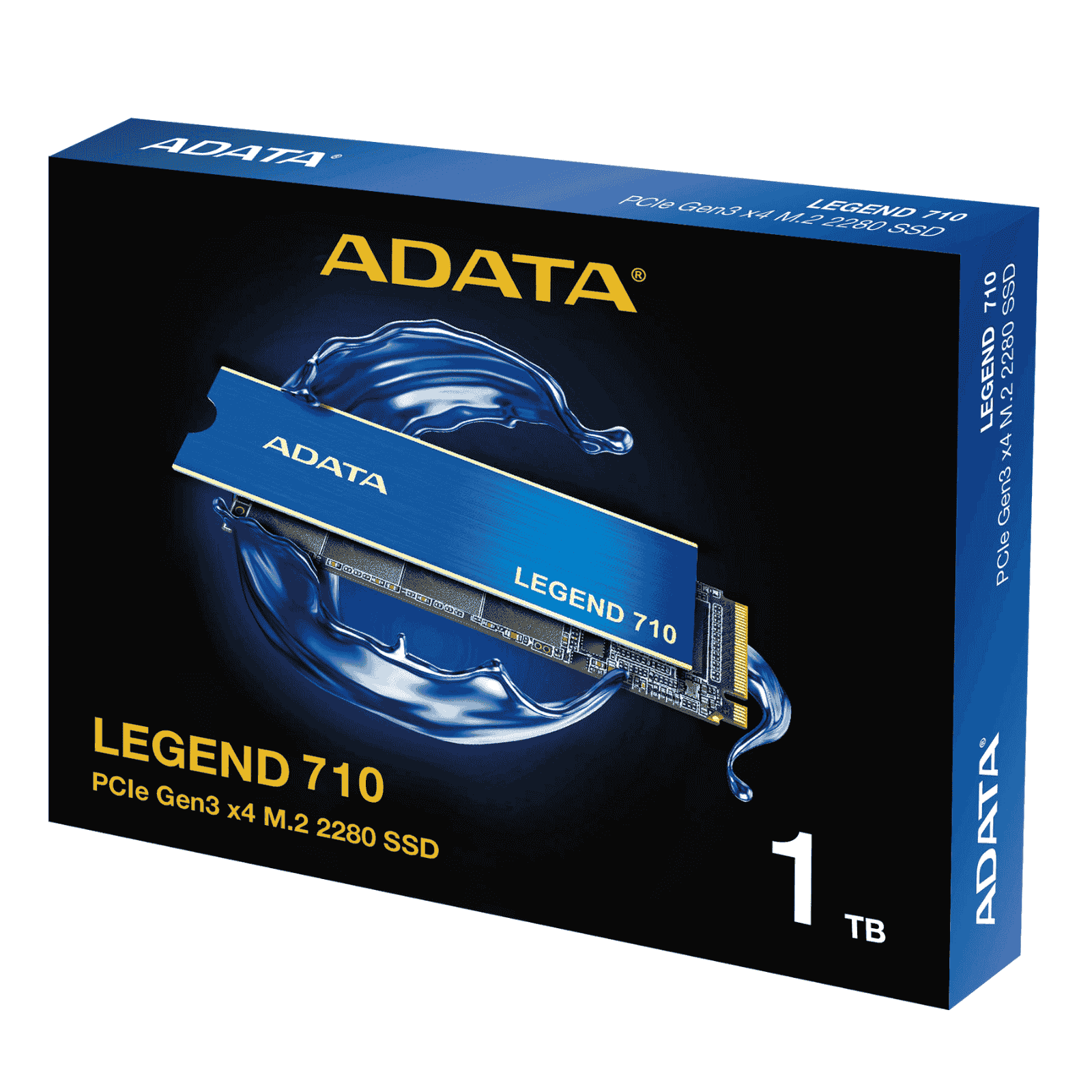 ADATA 1TB Legend 710 M.2 NVMe SSD, Gen3, PCIe 3.0, 2280, 3D NAND, 2400/1800 MB/s