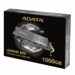 ADATA 1TB Legend 800 M.2 NVMe SSD, M.2 2280, PCIe Gen4, 3D NAND, R/W 3500/2200 MB/s