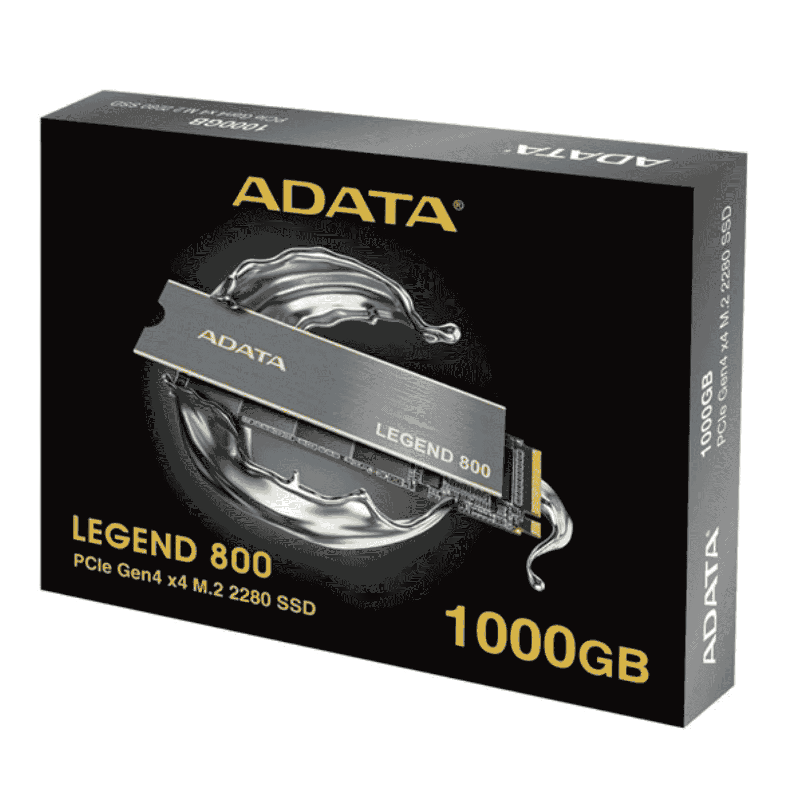 ADATA 1TB Legend 800 M.2 NVMe SSD, M.2 2280, PCIe Gen4, 3D NAND, RW 35002200 MBs ADATA 1TB Legend 800 M.2 NVMe SSD, M.2 2280, PCIe Gen4, 3D NAND, R/W 3500/2200 MB/s - Image 1