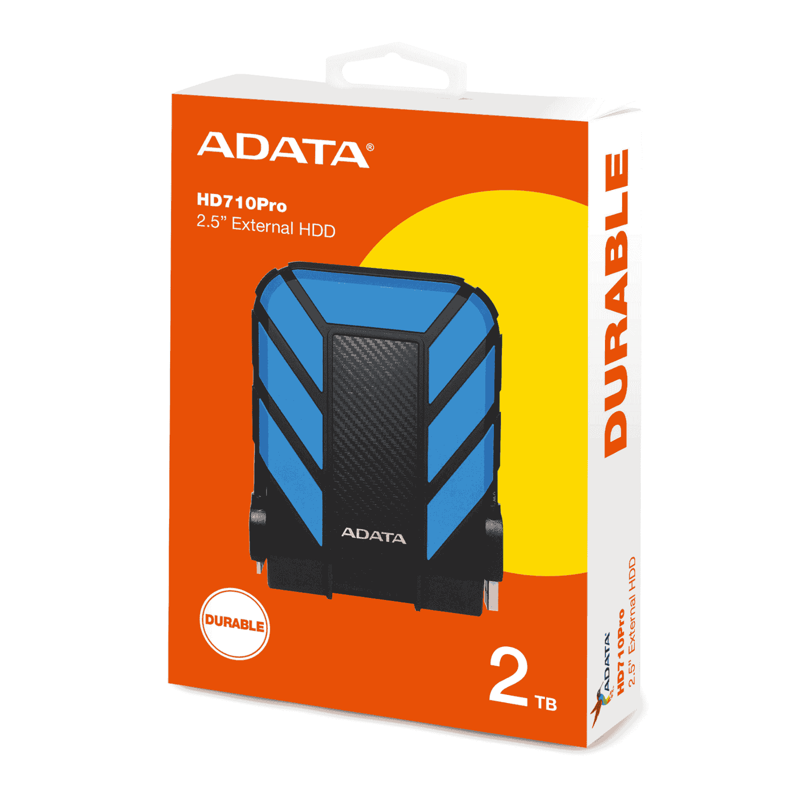 ADATA 2TB HD710 Pro Rugged HDD – USB 3.1, IP68, Shockproof, 2.5" Blue - Image 1