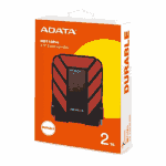 ADATA 2TB HD710 Pro Rugged HDD – USB 3.1, IP68, Shockproof, 2.5" Red