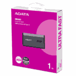 ADATA SE880 1TB External SSD, USB 3.2 Gen2, Type-C/Type-A, Titanium Grey