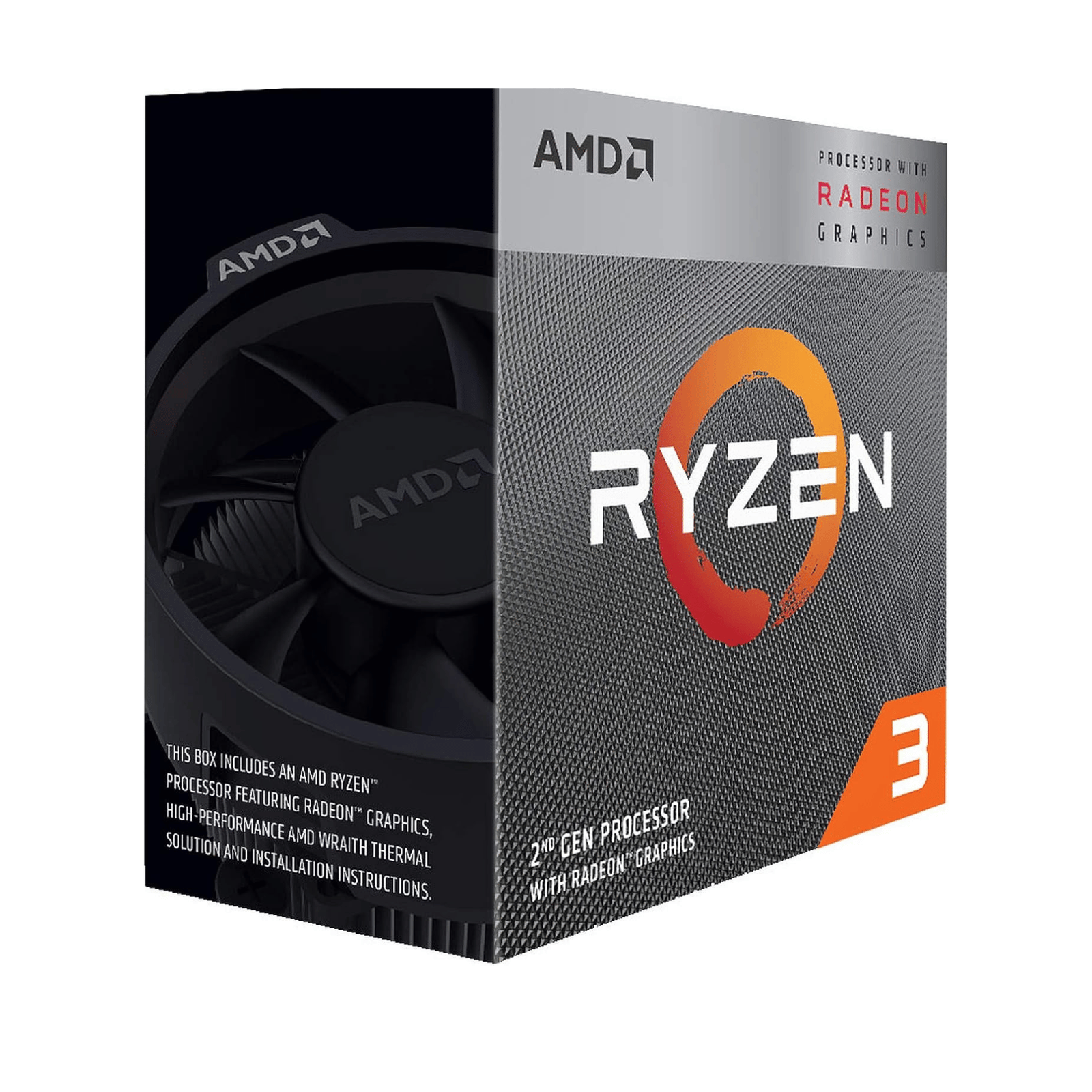 AMD Ryzen 3 3200G with Wraith Stealth Cooler Desktop Processor