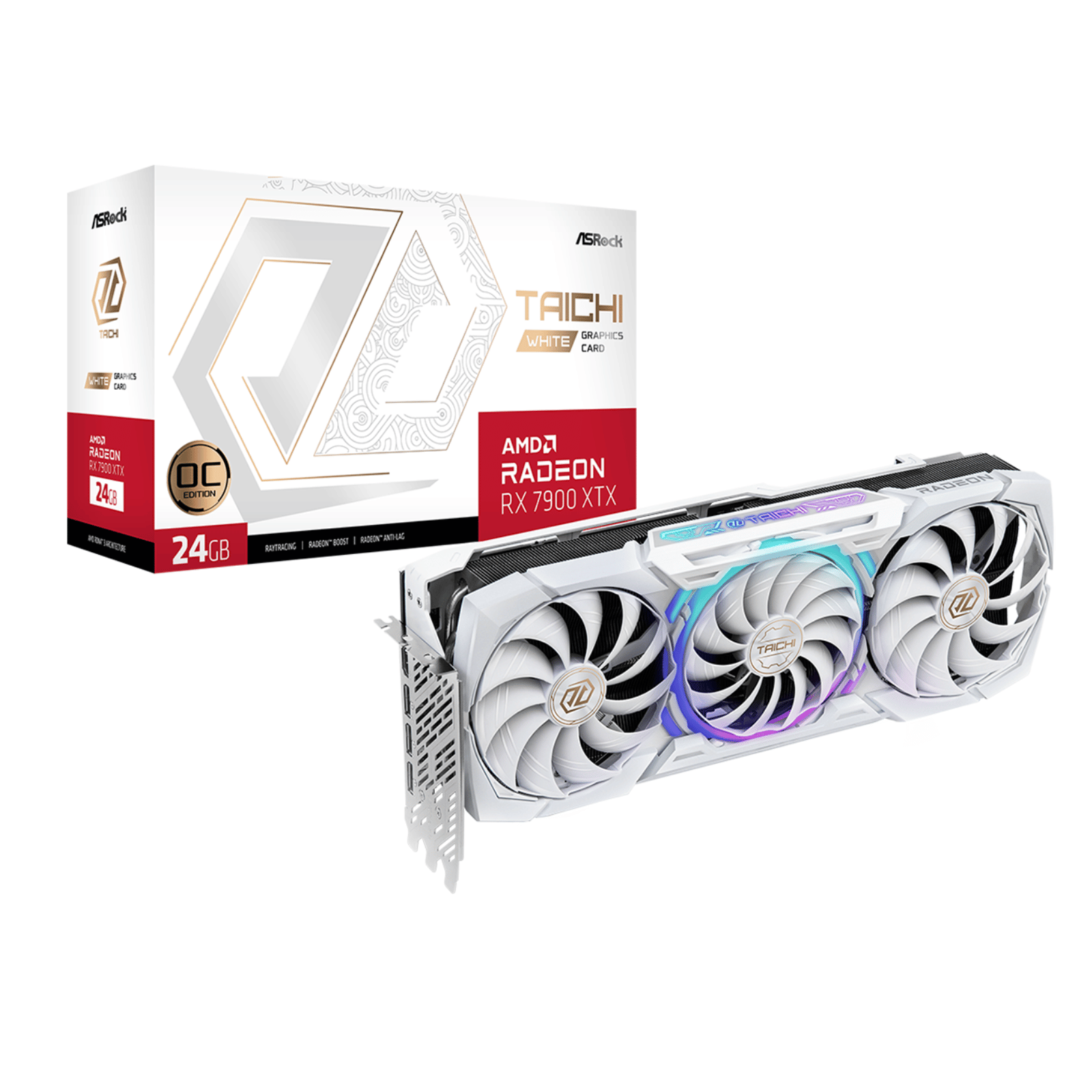 Asrock AMD Radeon RX 7900 XTX Taichi White 24GB OC Graphics Card