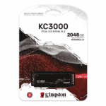 Kingston 2TB KC3000 M.2 NVMe Gen4 SSD, M.2 2280, PCIe4, 3D TLC NAND, R/W 7000/7000 MB/s, 1M/1M IOPS, Aluminium Heatspreader