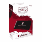 Kingston XS1000 1TB External SSD, USB 3.2 Gen2, Type-A, Black