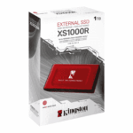 Kingston XS1000 1TB External SSD, USB 3.2 Gen2, Type-A, Red