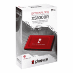 Kingston XS1000 2TB Pocket Size External SSD, USB 3.2 Gen2 Type-A, Red
