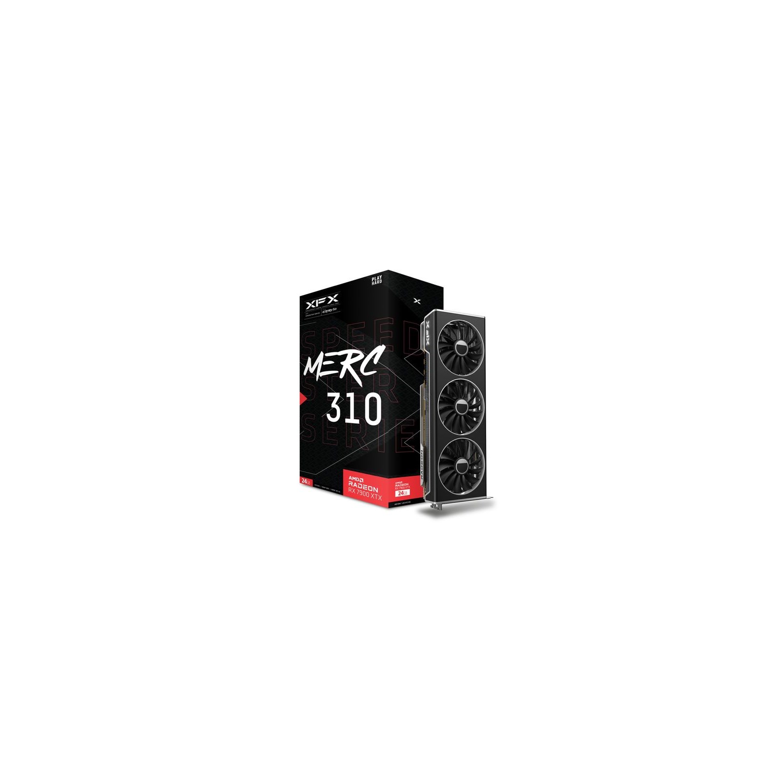 XFX RX 7900 XTX Speedster MERC 310 Black 24GB DDR6 Graphics Card