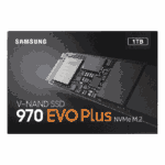 Samsung 1TB 970 EVO PLUS M.2 NVMe SSD, M.2 2280, PCIe, V-NAND, R/W 3500/3300 MB/s, 600K/550K IOPS