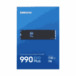 Samsung 1TB 990 EVO PLUS M.2 NVMe Gen4/5 SSD, M.2 2280, PCIe 4.0/5.0 x2, V-NAND, R/W 7150/6300 MB/s, 850K/1350K IOPS