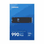 Samsung 2TB 990 EVO PLUS M.2 NVMe Gen4/5 SSD, M.2 2280, PCIe 4.0/5.0 x2, V-NAND, R/W 7250/6300 MB/s, 1000K/1350K IOPS