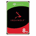 Seagate IronWolf 8TB NAS HDD, 3.5", SATA3, 5400RPM, 256MB Cache, 8-Bay Support
