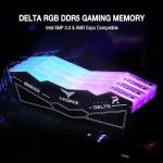 Team T-Force Delta RGB 32GB Kit (2 x 16GB) DDR5 6000MHz (PC5-48000) CL38 ECC AMD EXPO & XMP 3.0 PMIC DIMM Memory Black - Image 6