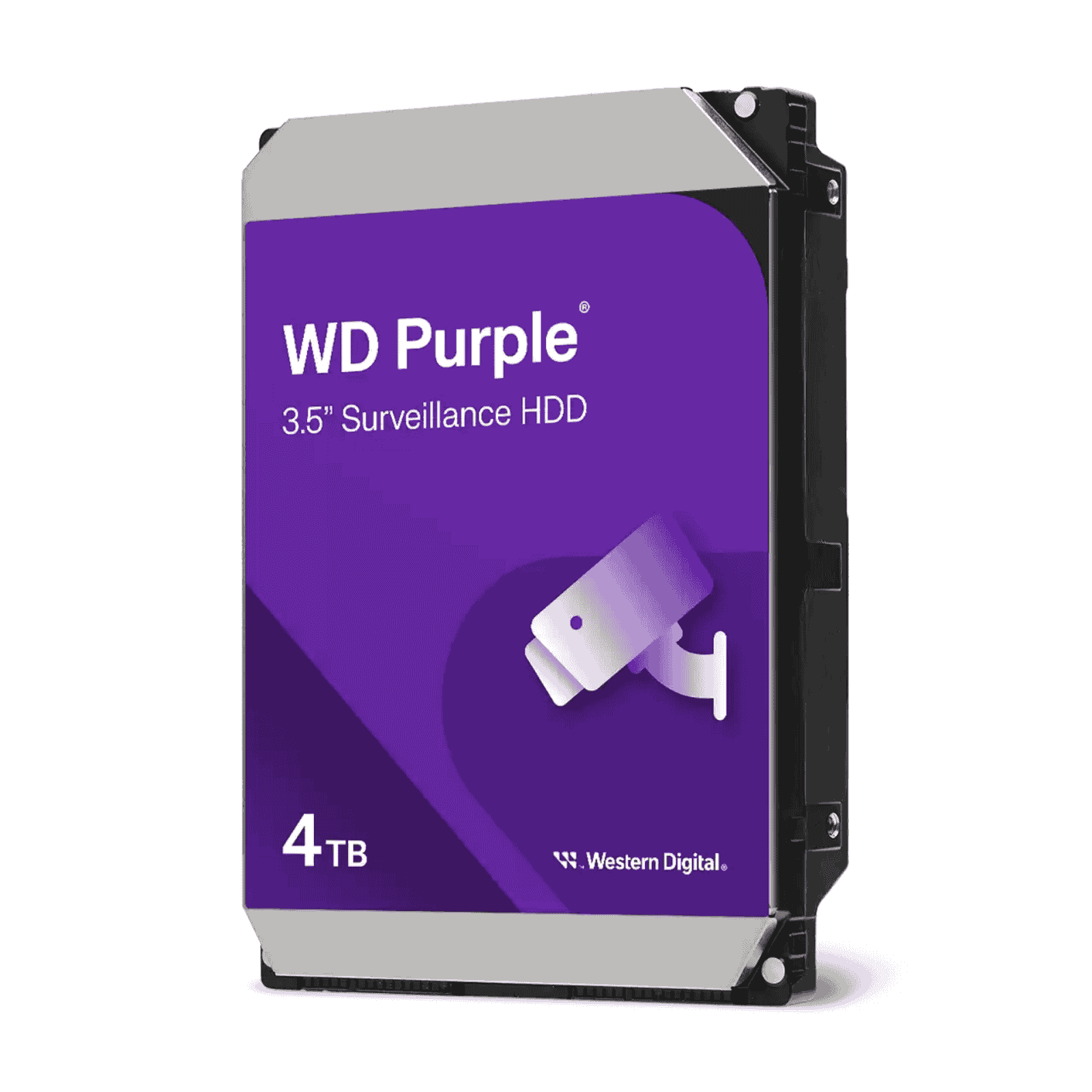 WD 3.5", 4TB, SATA3, Purple Surveillance Hard Drive, 256MB Cache, OEM