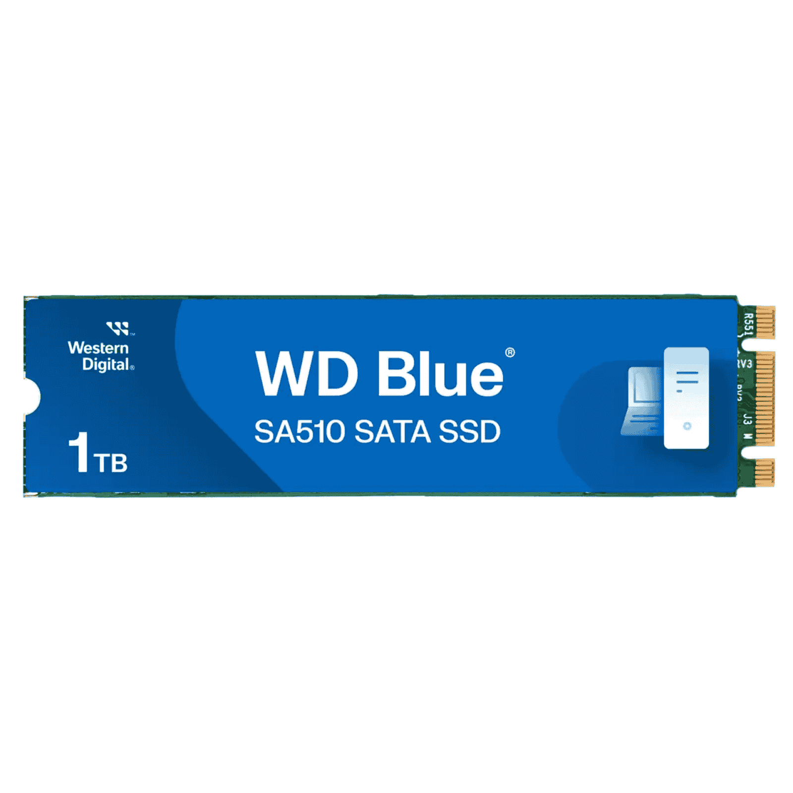 WD Blue SA510 1TB SSD, M.2, SATA3, 560/520 MB/s, 90K/82K IOPS