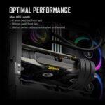 ANTEC NX416L Case, Gaming, Black, Mid Tower, 1 x USB 3.0 / 2 x USB Type-C, Tempered Glass Side Window Panel, Addressable RGB LED Fans, ATX, Micro ATX, ITX - Image 5