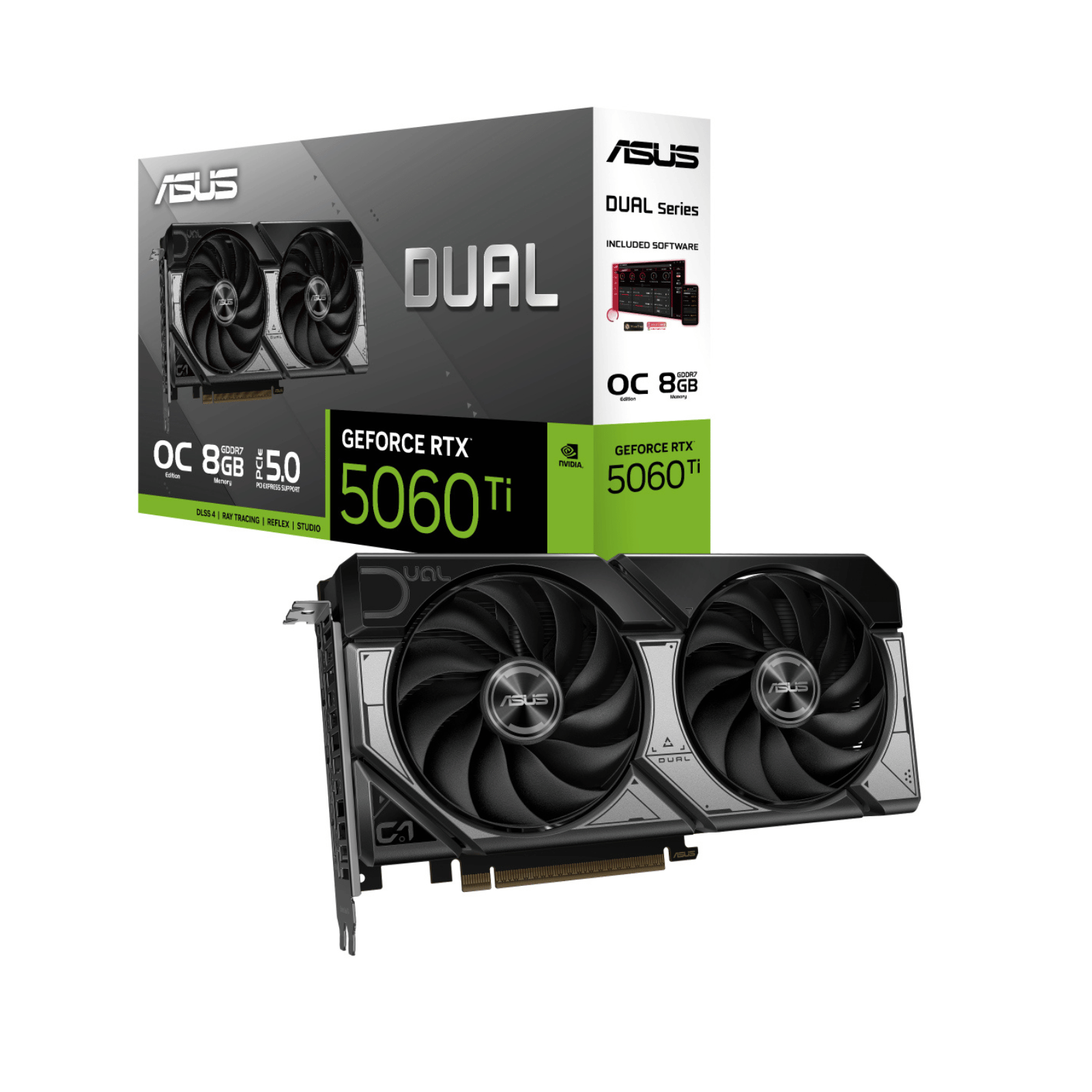 ASUS GeForce RTX 5060 Ti Dual OC 8GB GDDR7 Graphics Card