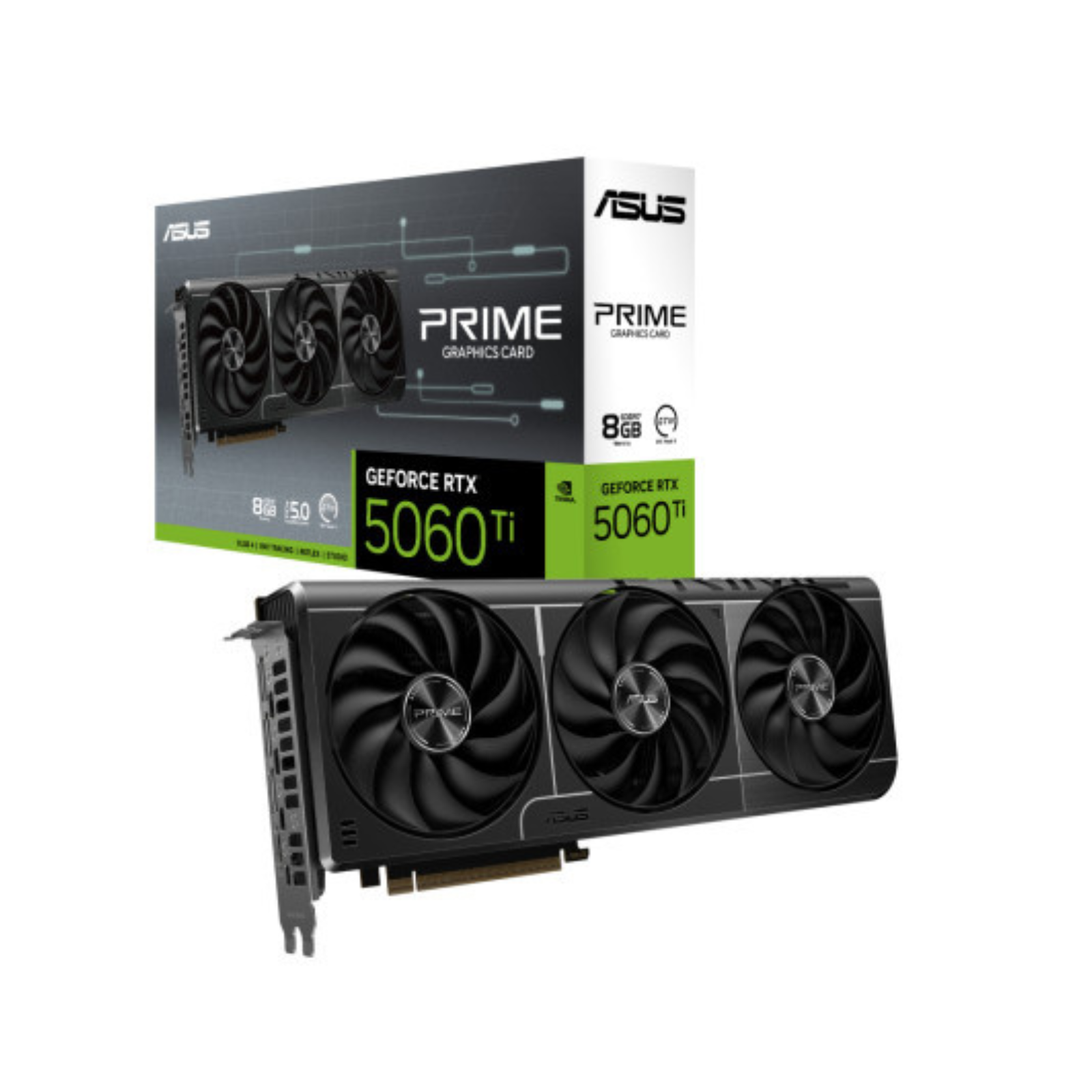 ASUS PRIME GeForce RTX 5060 Ti 8GB GDDR7 Gaming Graphics Card