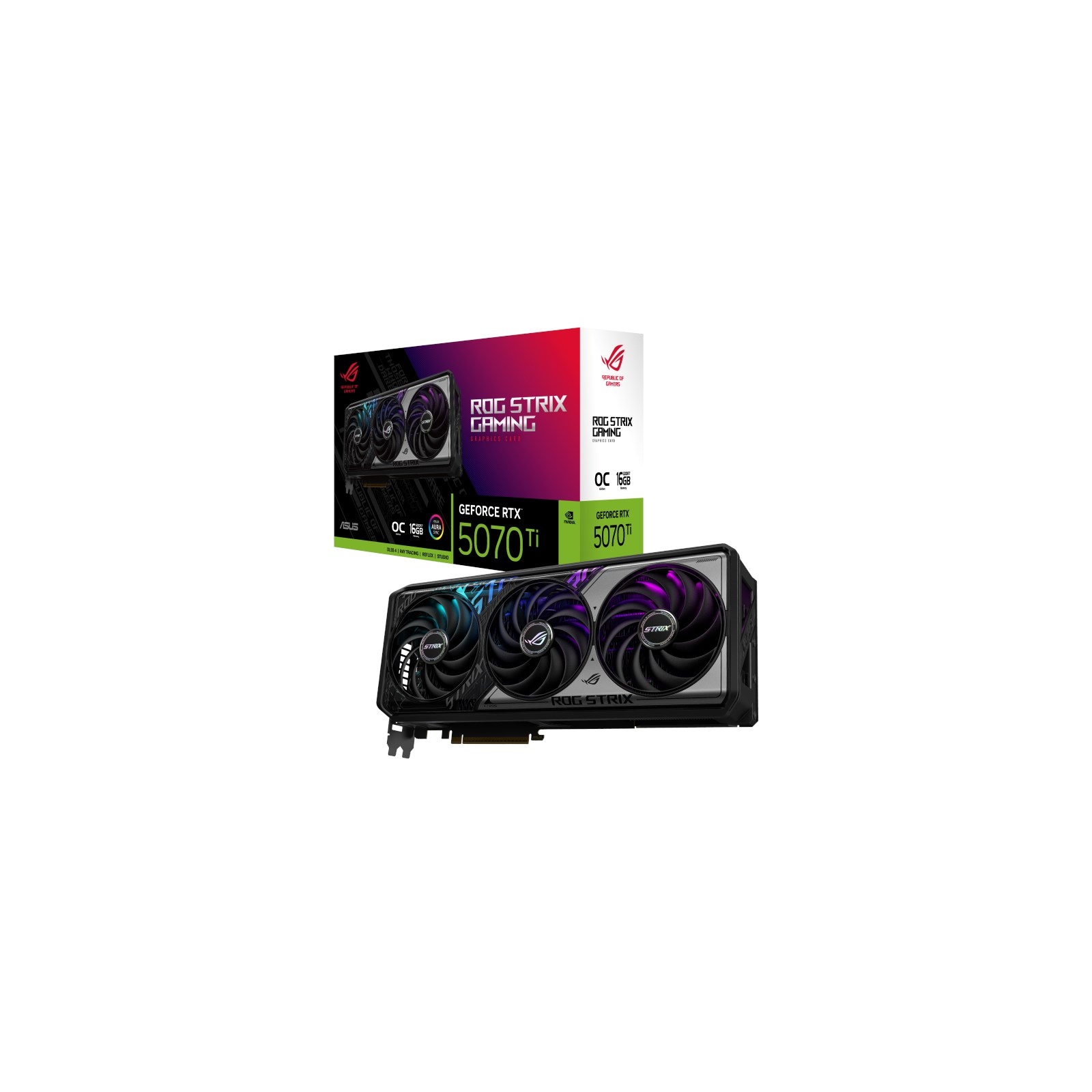 ASUS Rog Strix GeForce RTX 5070 Ti  OC 16GB GDDR7 Graphics Card
