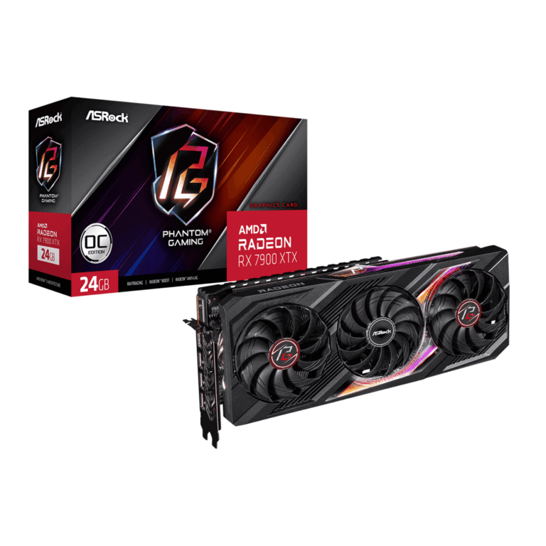 Asrock RX7900 XTX Phantom Gaming OC 24GB DDR6 Gaming Graphics Card