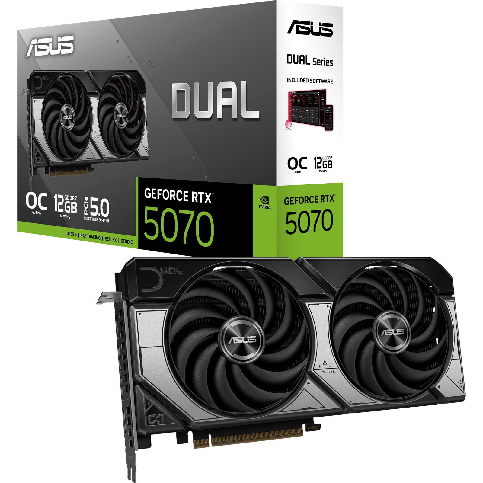 Asus DUAL RTX 5070 OC 12GB DDR7 Gaming Graphics Card