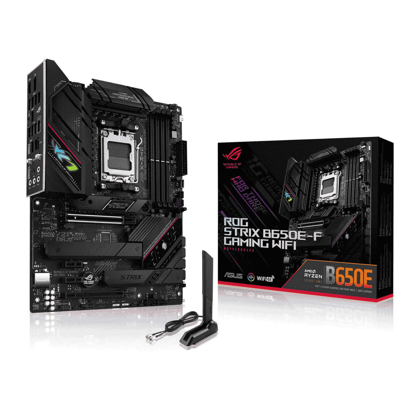 Asus ROG STRIX B650E-F GAMING WIFI ATX Motherboard for AMD AM5 CPUs