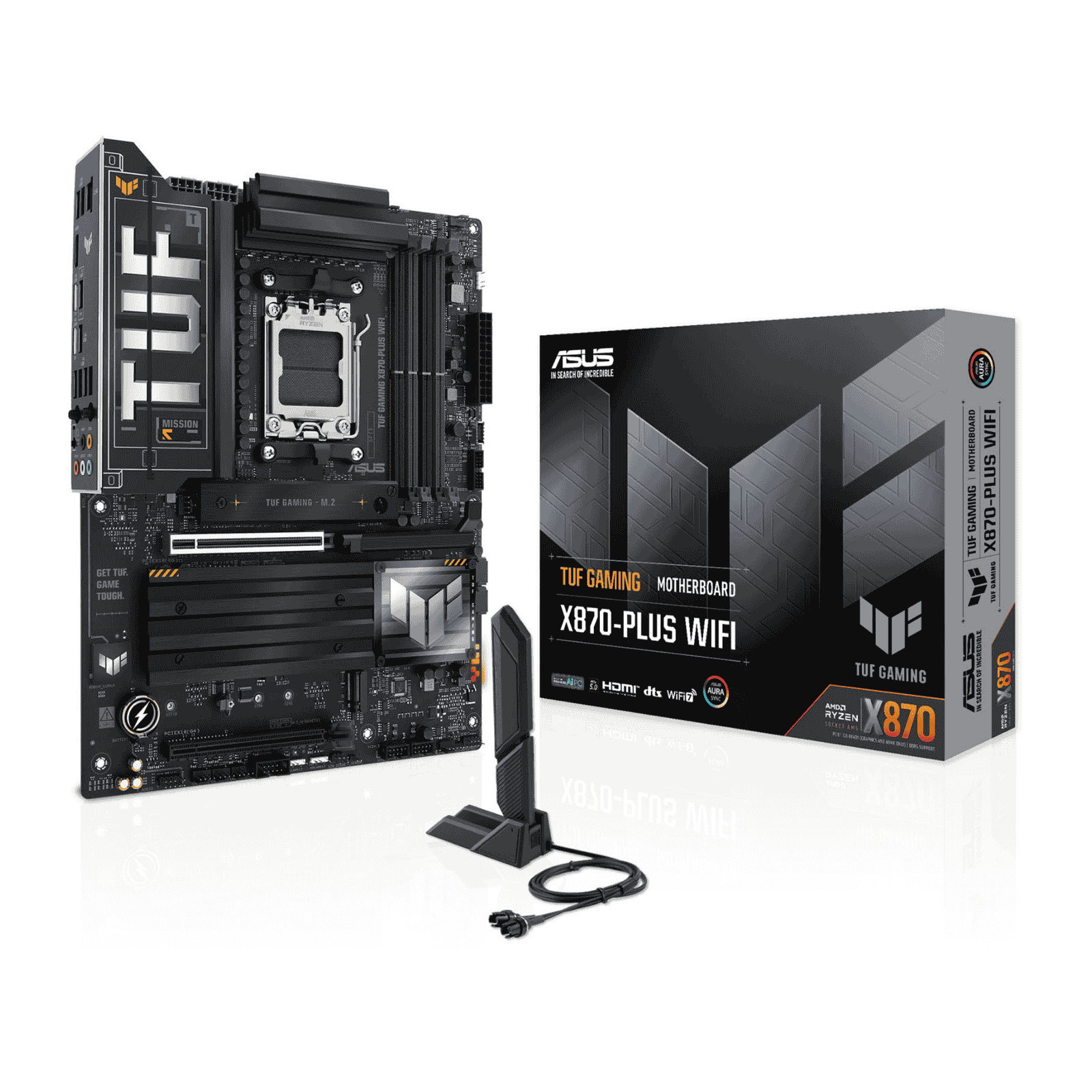 Asus TUF GAMING X870-PLUS WIFI ATX Motherboard for AMD AM5 CPUs