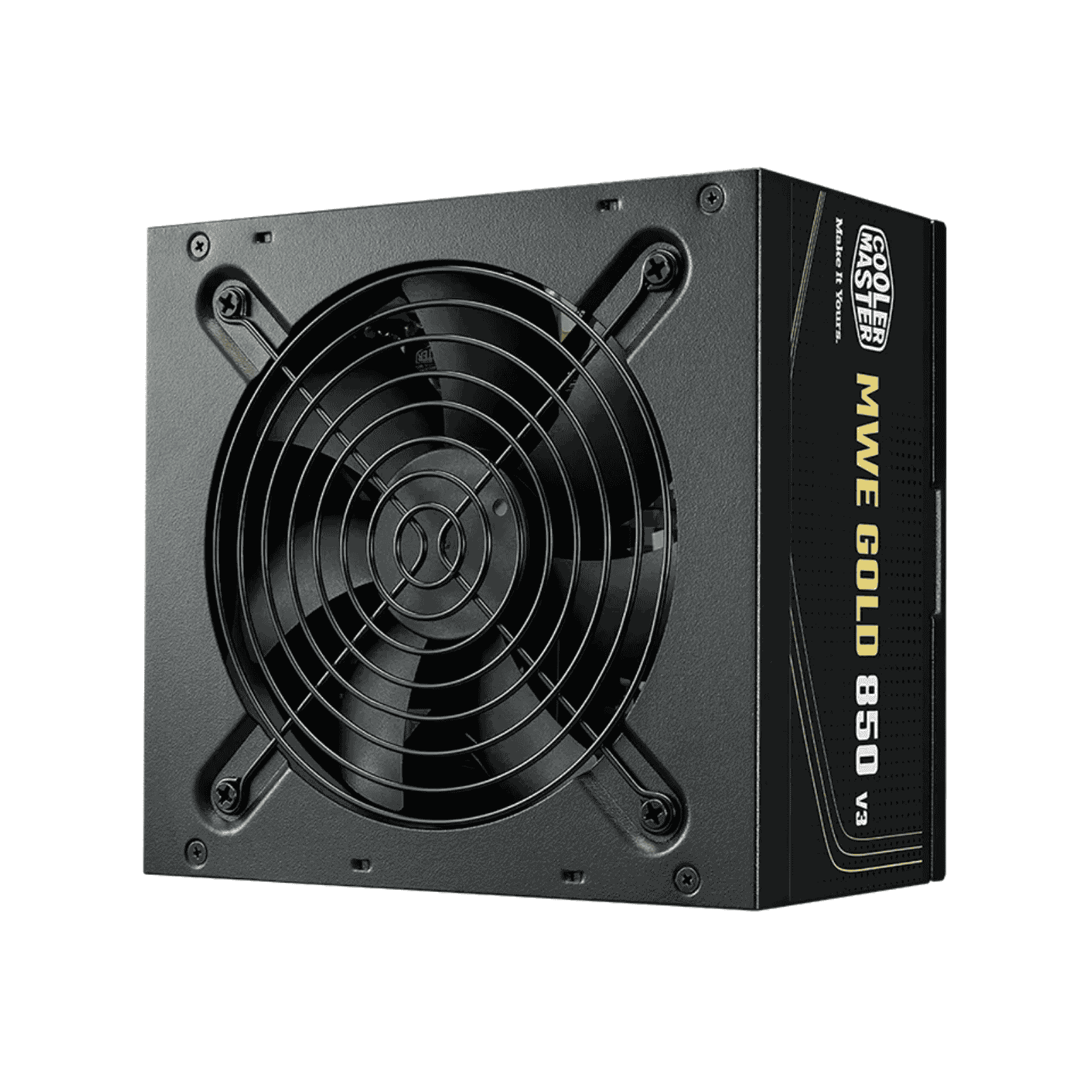 Cooler Master 850W MWE Gold V3 ATX 3.1 PSU, Fully Wired, HDB Bearing Fan, 80+ Gold