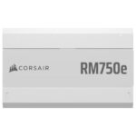 Corsair 750W RMe Series RM750e PSU Fully Modular Low-Noise Cybenetics Gold Zero RPM Mode ATX 3.1 PCIe 5.1 White - Image 4