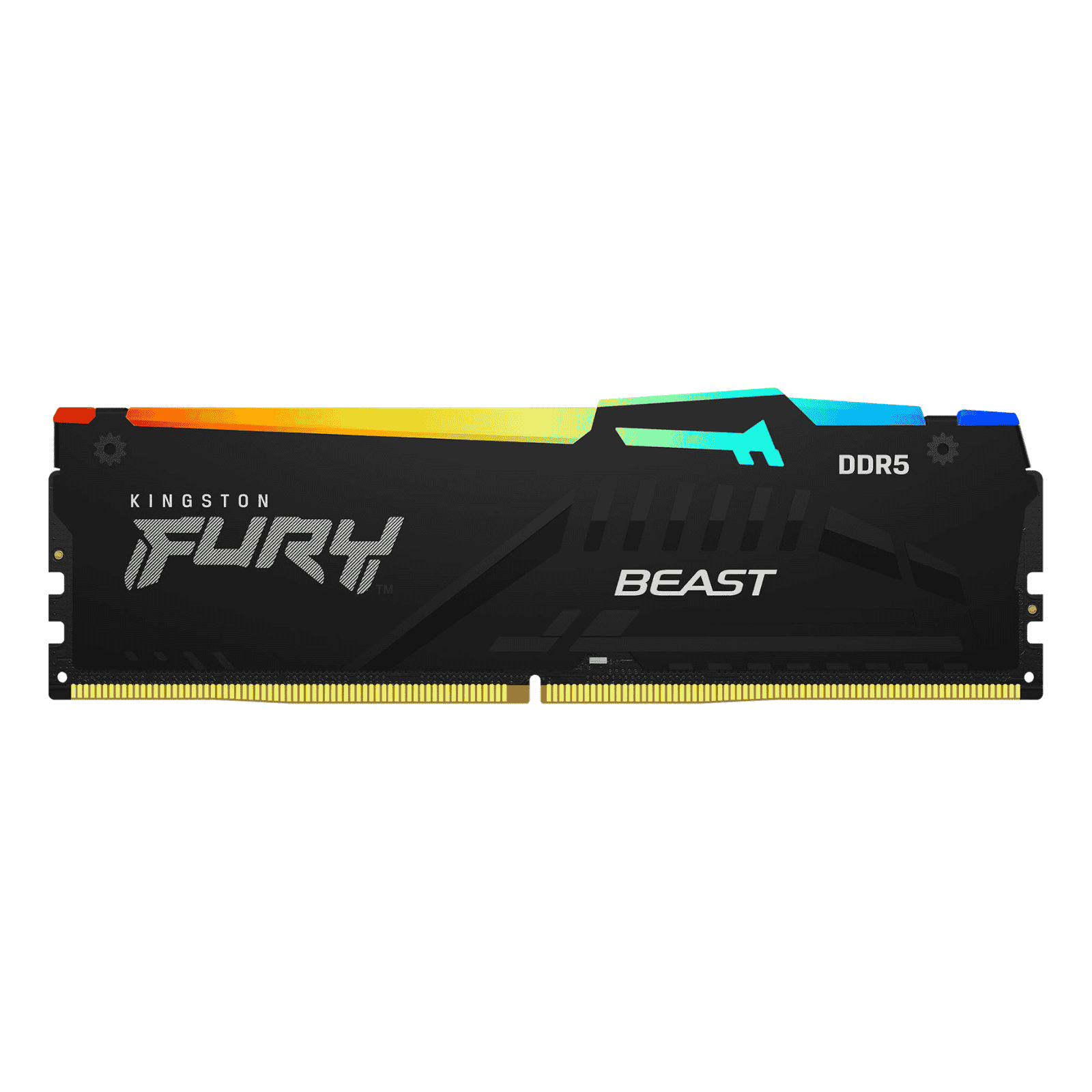 Kingston Fury Beast RGB 64GB Kit (2 x 32GB) DDR5 6000MHz Black DIMM Memory