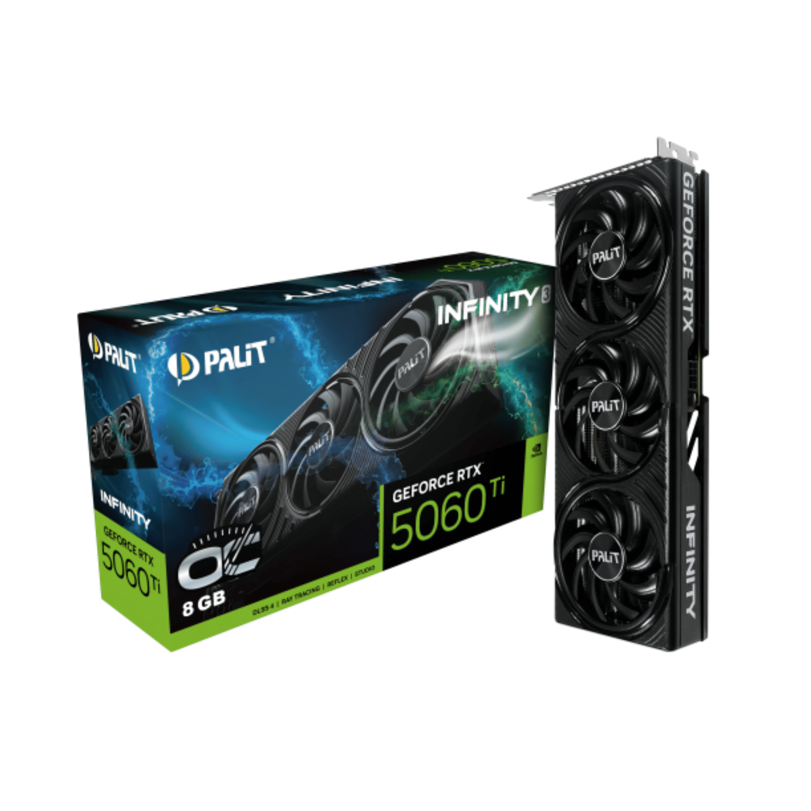 Palit GeForce RTX 5060 Ti Infinity 3 OC 8GB GDDR7 PCI-Express Graphics Card
