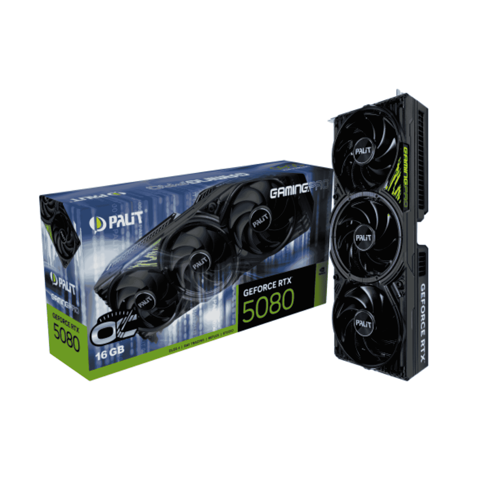 Palit RTX 5080 GamingPro 16GB DDR7 RGB Graphics Card - OC Edition