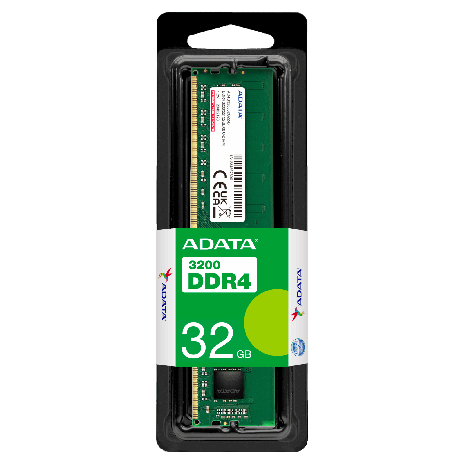 ADATA Premier 32GB DDR4 3200MHz (PC4-25600) CL22 DIMM Memory - Image 2