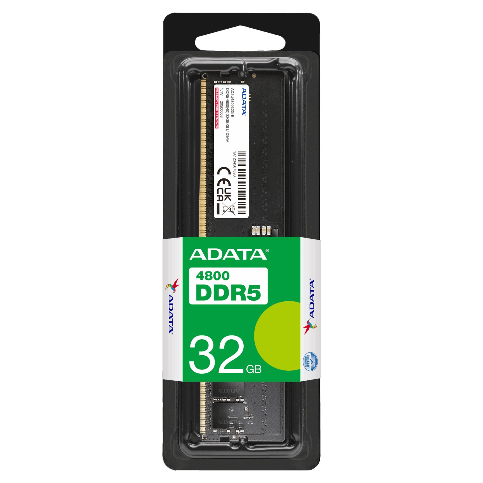 ADATA Premier 32GB DDR5 4800MHz (PC5-38400) CL40 ECC DIMM Memory - Image 2