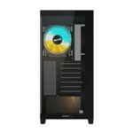 Gigabyte C500 Panoramic Stealth RGB Gaming PC Case, Tempered Glass, Optimized Airflow, ATX/Micro-ATX, Support for Liquid Cooling, Stealth Motherboard Compatible - Image 2
