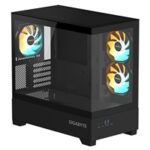 GIGABYTE C201 PANORAMIC RGB Gaming PC Case, Tempered Glass, Optimized Airflow, mini-ITX/m-ATX - Image 2