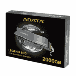 ADATA 2TB Legend 800 M.2 NVMe SSD, M.2 2280, PCIe Gen4, 3D NAND, R/W 3500/2800 MB/s